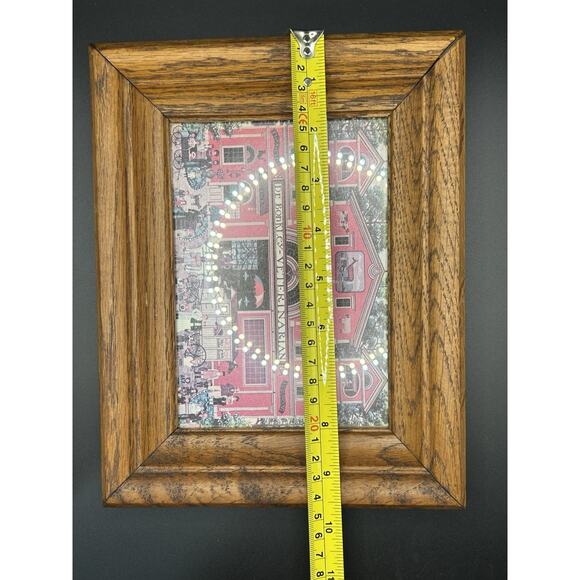 Charles Wysocki Farm Folk & Dr Bonkley Veterinarian Wooden Framed Art Americana - Picture 8 of 13